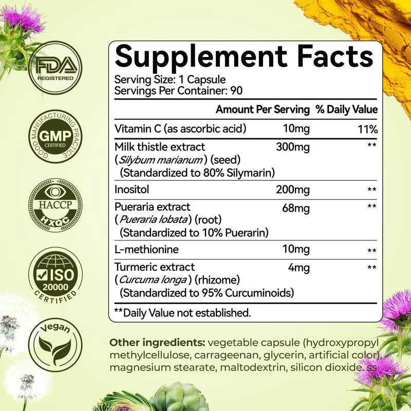 Sooticals™ Milk Thistle Liver Detox & Colon Cleanse (Trusted By US Doctors)